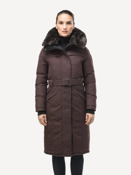 Пуховое пальто She-ra Heather (Женский; XL; burgundy)